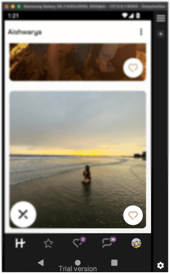 Blurred Hinge Like Button